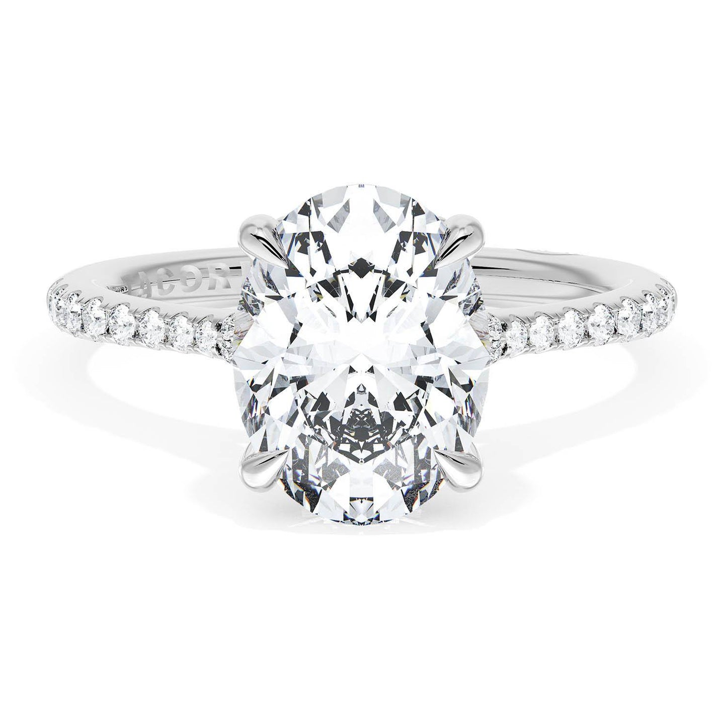 Oval Solitaire Engagement Ring