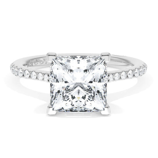 Princess Solitaire Engagement Ring