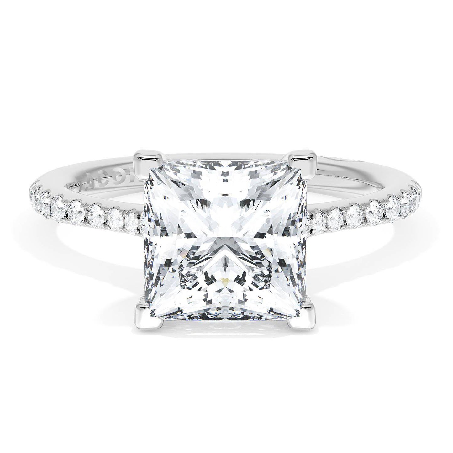 Princess Solitaire Engagement Ring