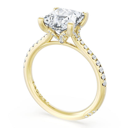 Princess Solitaire Engagement Ring