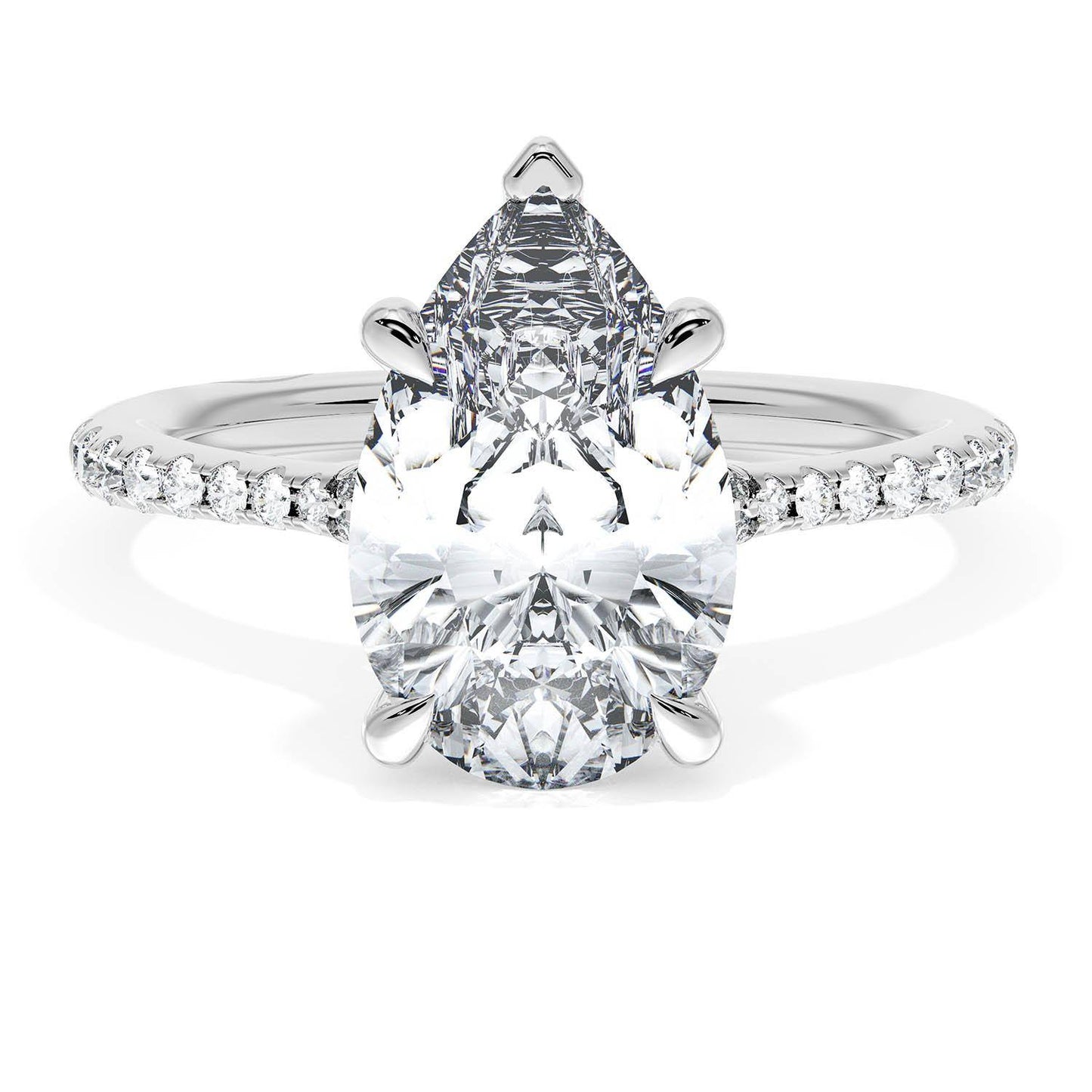 Pear Solitaire Engagement Ring