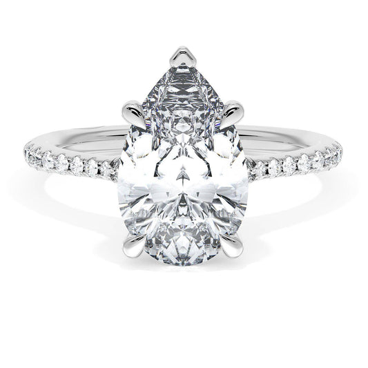 Pear Solitaire Engagement Ring