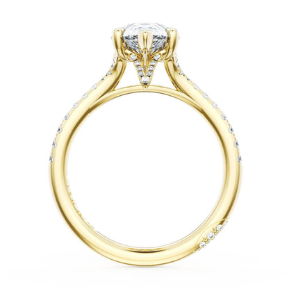 Pear Solitaire Engagement Ring