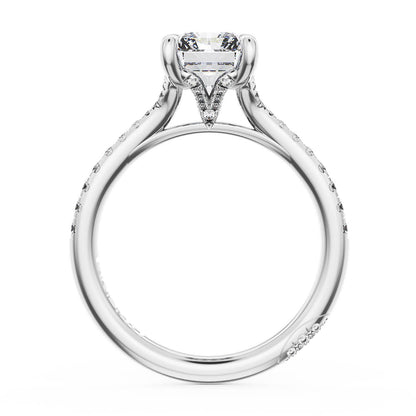 Radiant Solitaire Engagement Ring