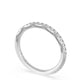 French Pavé Diamond Wedding Band, 2.0mm