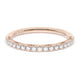 French Pavé Diamond Wedding Band, 2.0mm