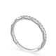 French Pavé Diamond Wedding Band, 2.0mm