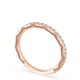 French Pavé Diamond Wedding Band, 2.0mm