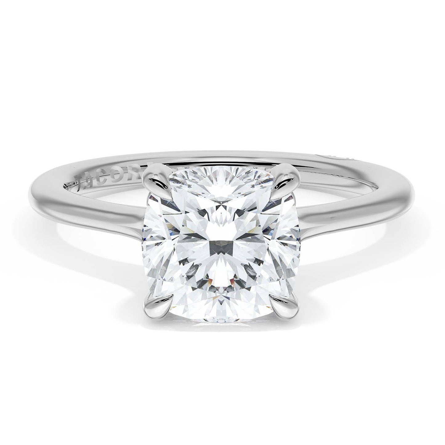 Cushion Solitaire Engagement Ring