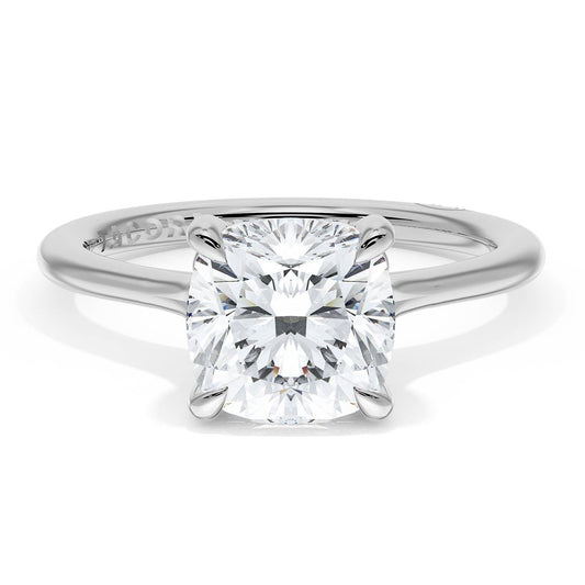 Cushion Solitaire Engagement Ring
