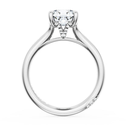 Cushion Solitaire Engagement Ring