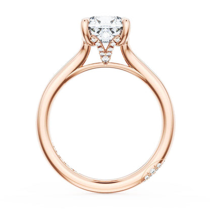Cushion Solitaire Engagement Ring