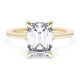 Emerald Solitaire Engagement Ring