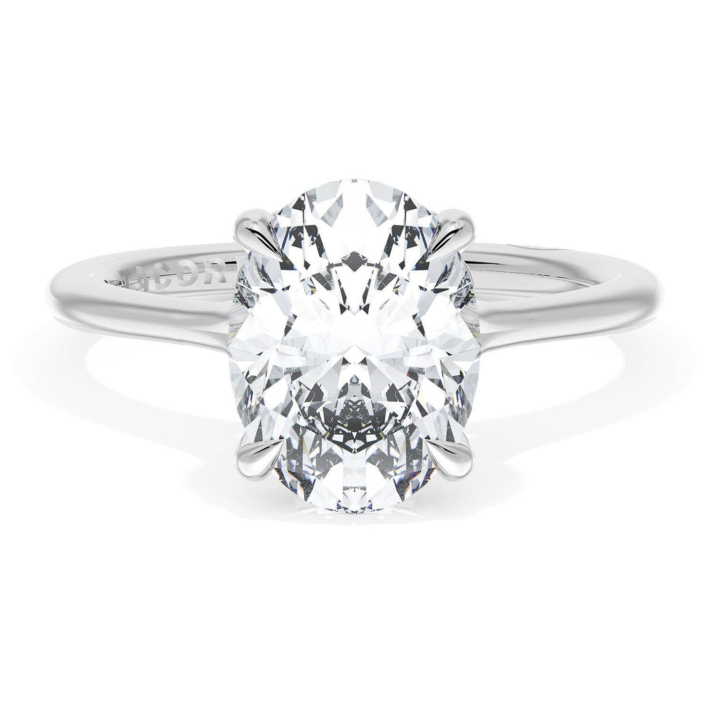 Oval Solitaire Engagement Ring