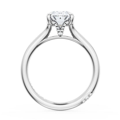 Oval Solitaire Engagement Ring