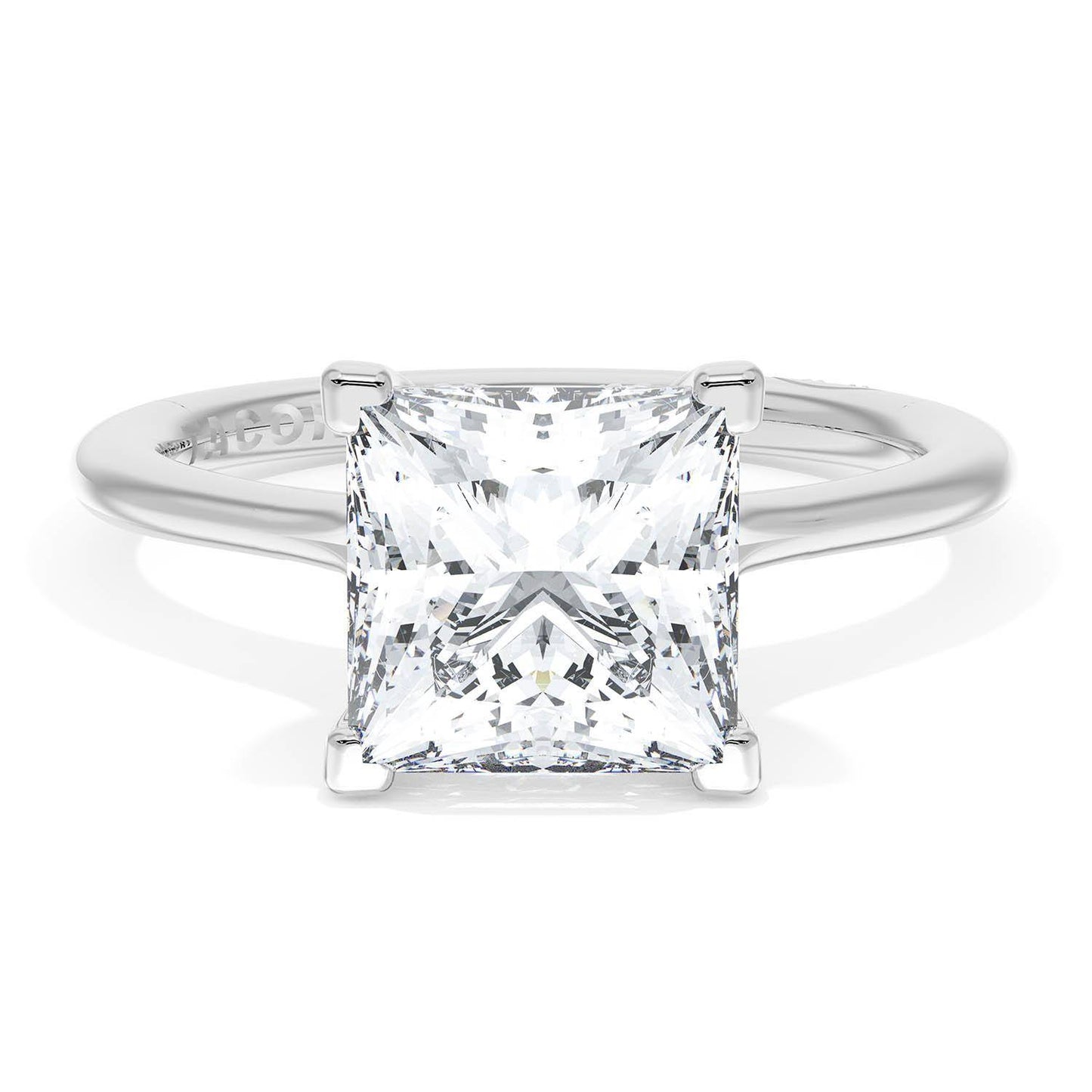 Princess Solitaire Engagement Ring