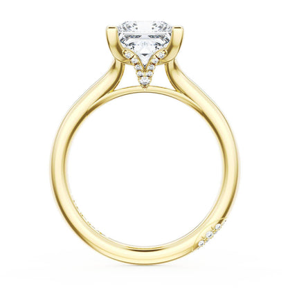 Princess Solitaire Engagement Ring