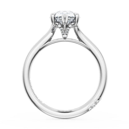 Pear Solitaire Engagement Ring