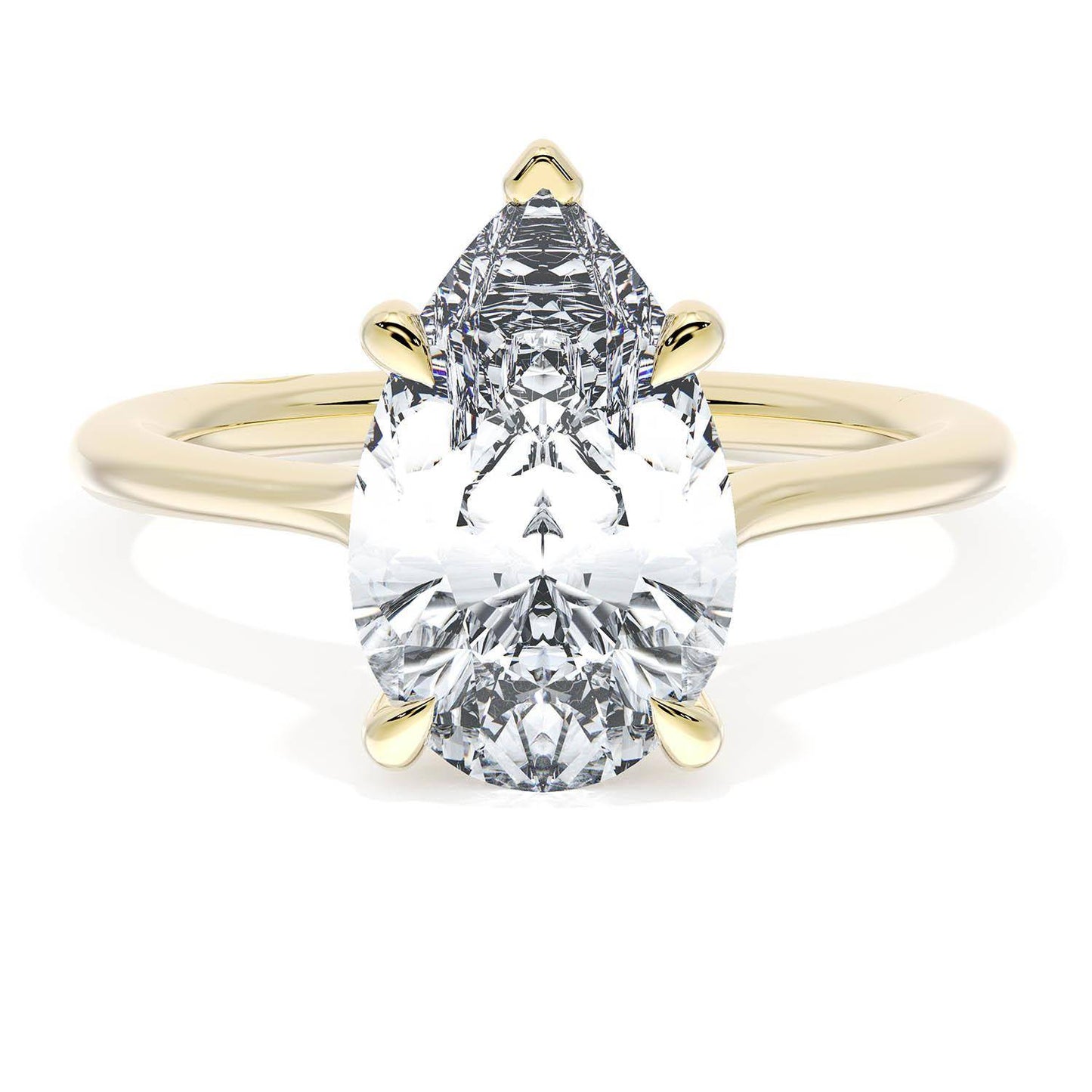 Pear Solitaire Engagement Ring