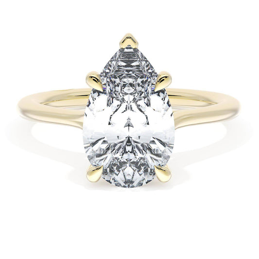 Pear Solitaire Engagement Ring