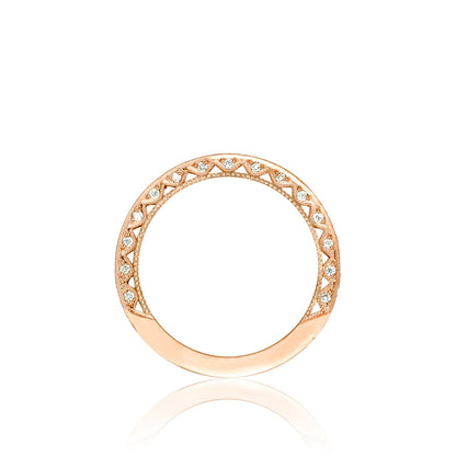 Tacori 18k Rose Gold RoyalT Diamond Wedding Band (0.85 CTW)