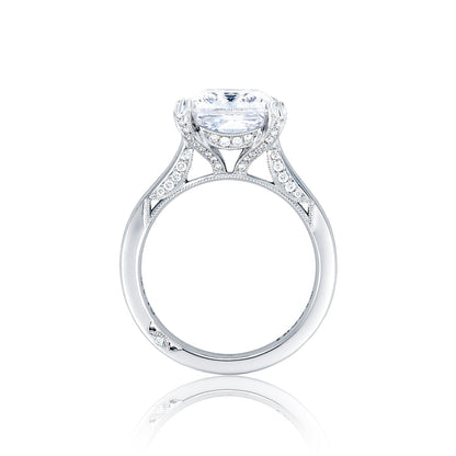 Tacori Platinum RoyalT Princess Diamond Engagement Ring Setting (0.22 CTW)