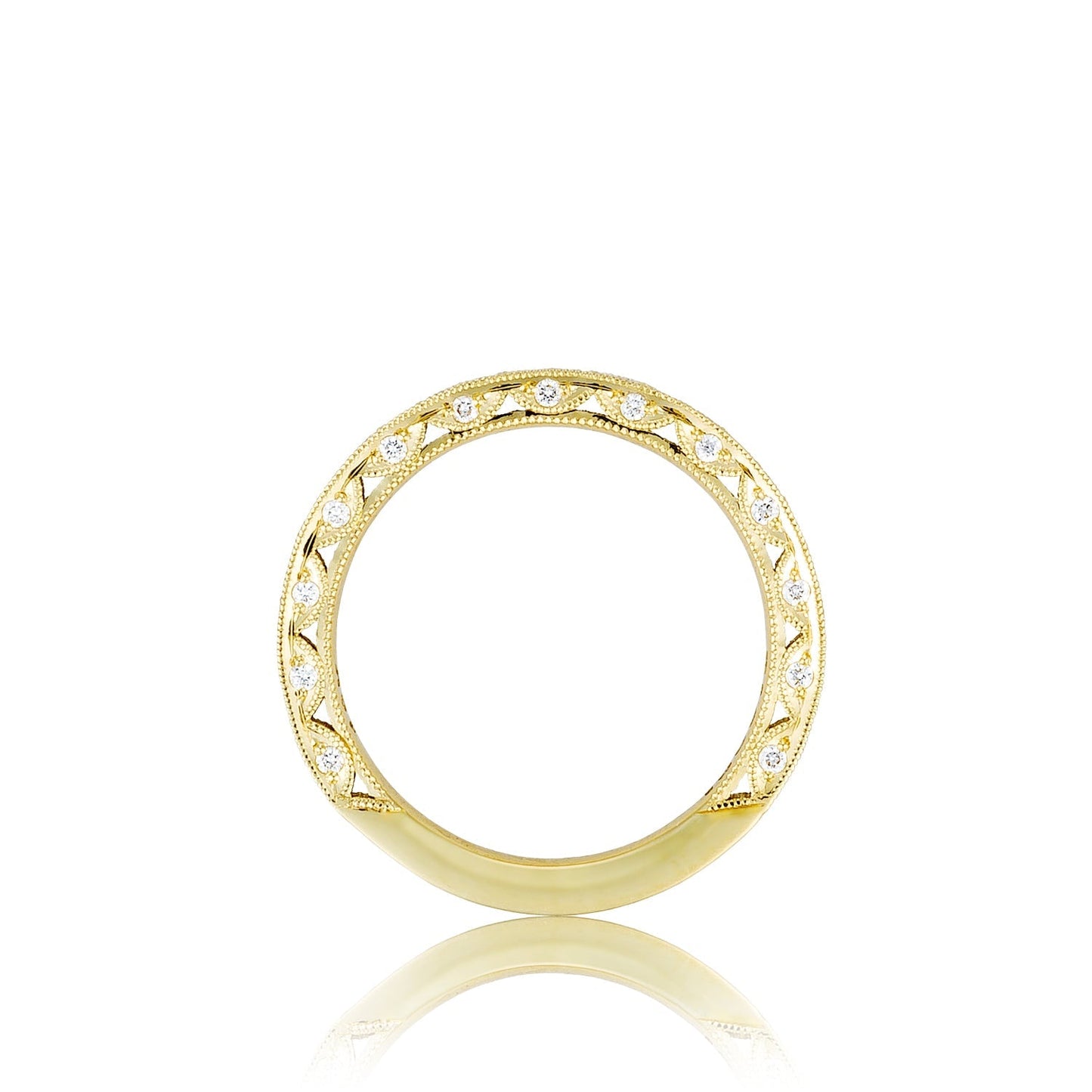 Tacori 18k Yellow Gold RoyalT Diamond Wedding Band (0.65 CTW)