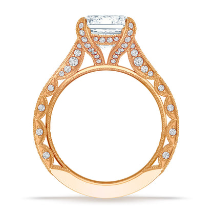 Emerald Solitaire Engagement Ring