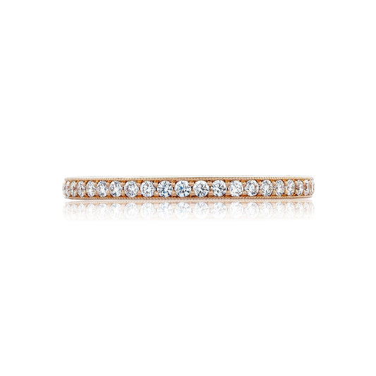 Tacori 18k Rose Gold RoyalT Diamond Wedding Band (0.34 CTW)