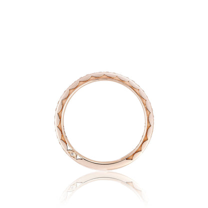 Tacori 18k Rose Gold RoyalT Diamond Wedding Band (0.34 CTW)