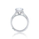 Tacori Platinum RoyalT Engagement Ring Setting (0.47 CTW)