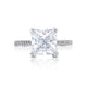 Tacori Platinum RoyalT Princess Diamond Engagement Ring Setting (0.47 CTW)