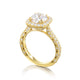 Tacori 18k Yellow Gold RoyalT Round Diamond Engagement Ring Setting (1.01 CTW)