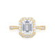 Tacori 18k Yellow Gold RoyalT Engagement Ring Setting (1 CTW)
