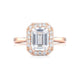 Tacori 18k Rose Gold RoyalT Engagement Ring Setting (0.51 CTW)