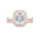Tacori 18k Rose Gold RoyalT Engagement Ring Setting (0.51 CTW)
