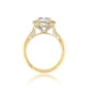 Tacori 18k Yellow Gold RoyalT Round Diamond Engagement Ring Setting (0.48 CTW)