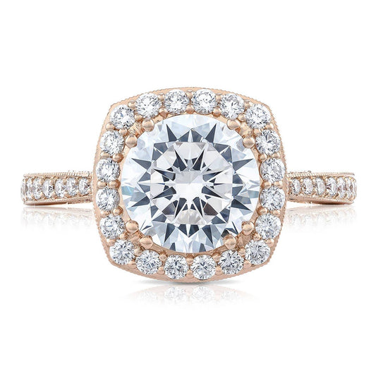 Round Bloom Engagement Ring