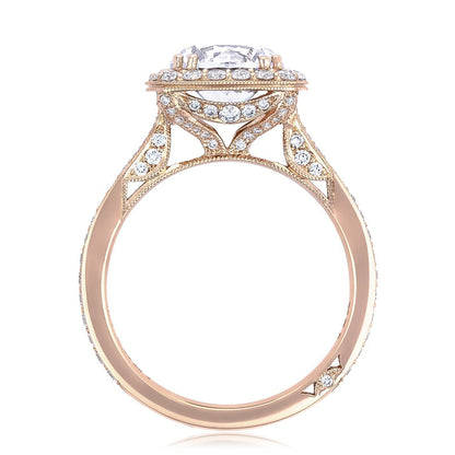 Round Bloom Engagement Ring