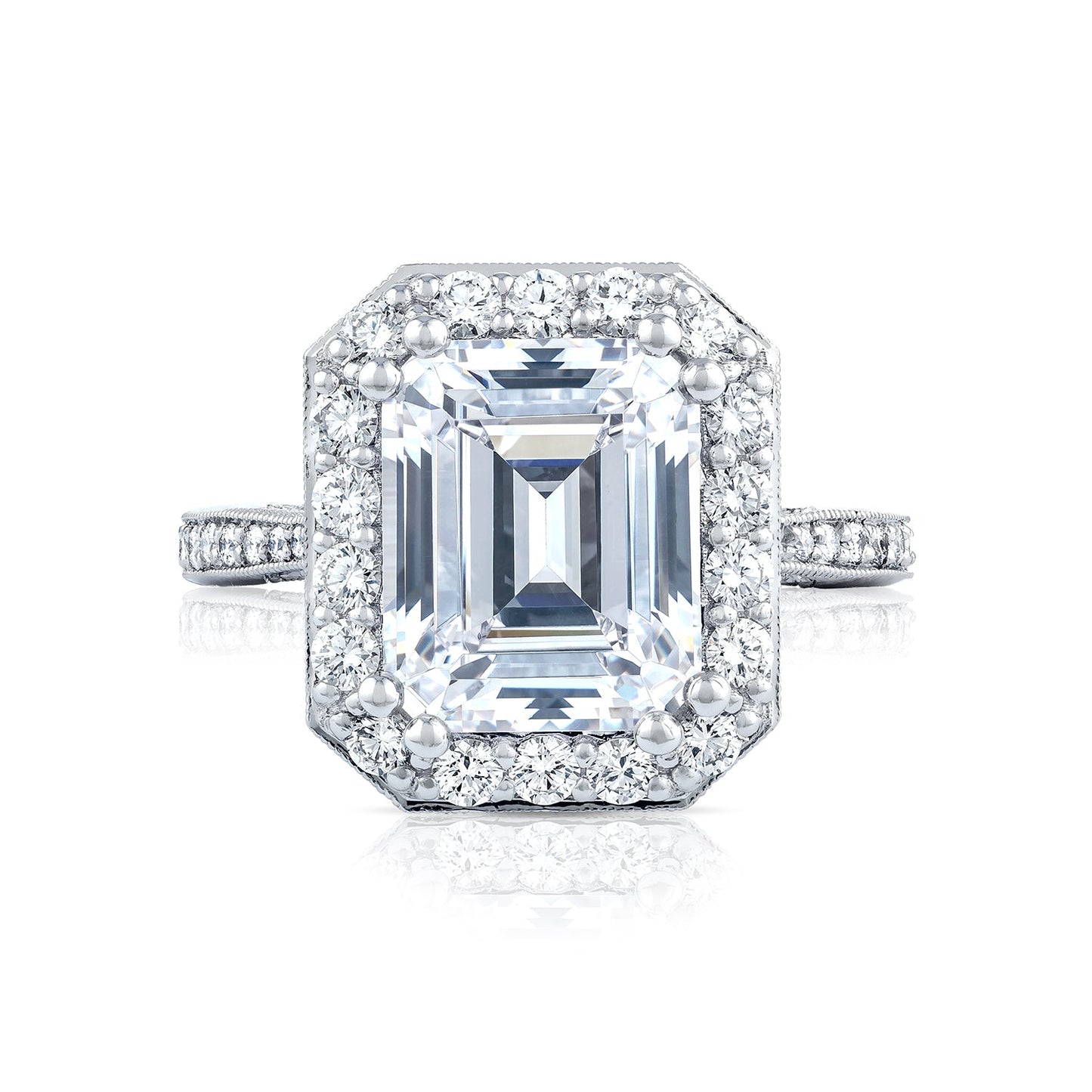 Tacori Platinum RoyalT Engagement Ring Setting (1.11 CTW)