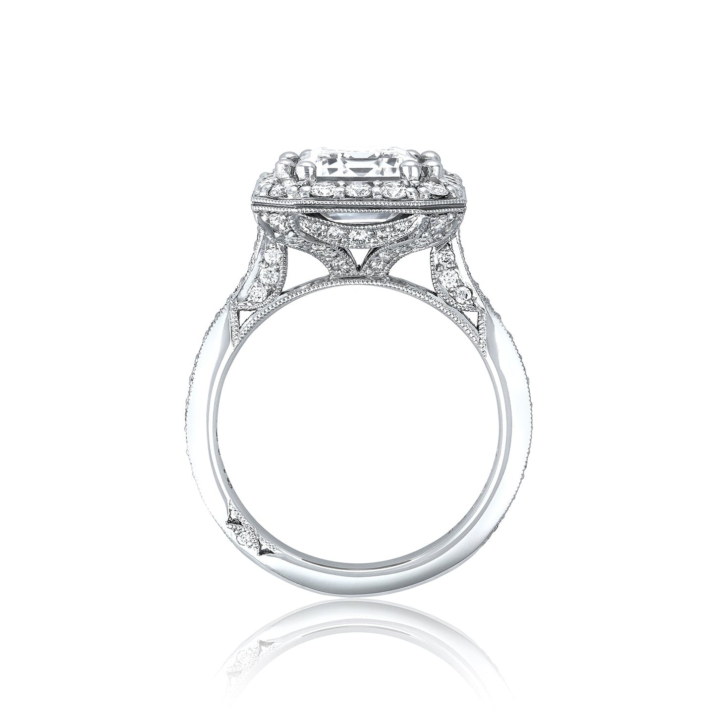 Tacori Platinum RoyalT Engagement Ring Setting (1.11 CTW)