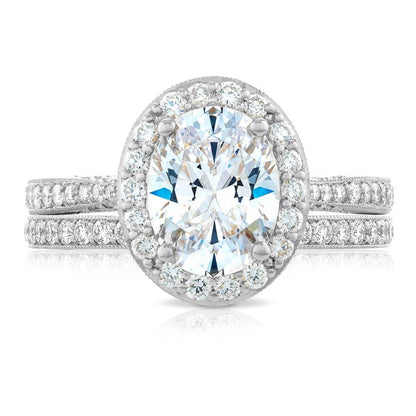 Oval Bloom Engagement Ring