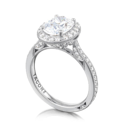 Oval Bloom Engagement Ring