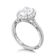 Oval Bloom Engagement Ring