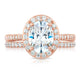 Oval Bloom Engagement Ring