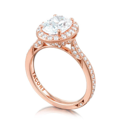 Oval Bloom Engagement Ring