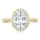 Oval Bloom Engagement Ring