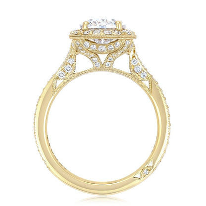 Oval Bloom Engagement Ring