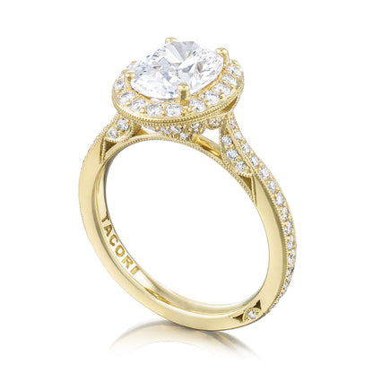 Oval Bloom Engagement Ring