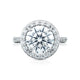 Tacori Platinum RoyalT Round Diamond Engagement Ring Setting (0.97 CTW)